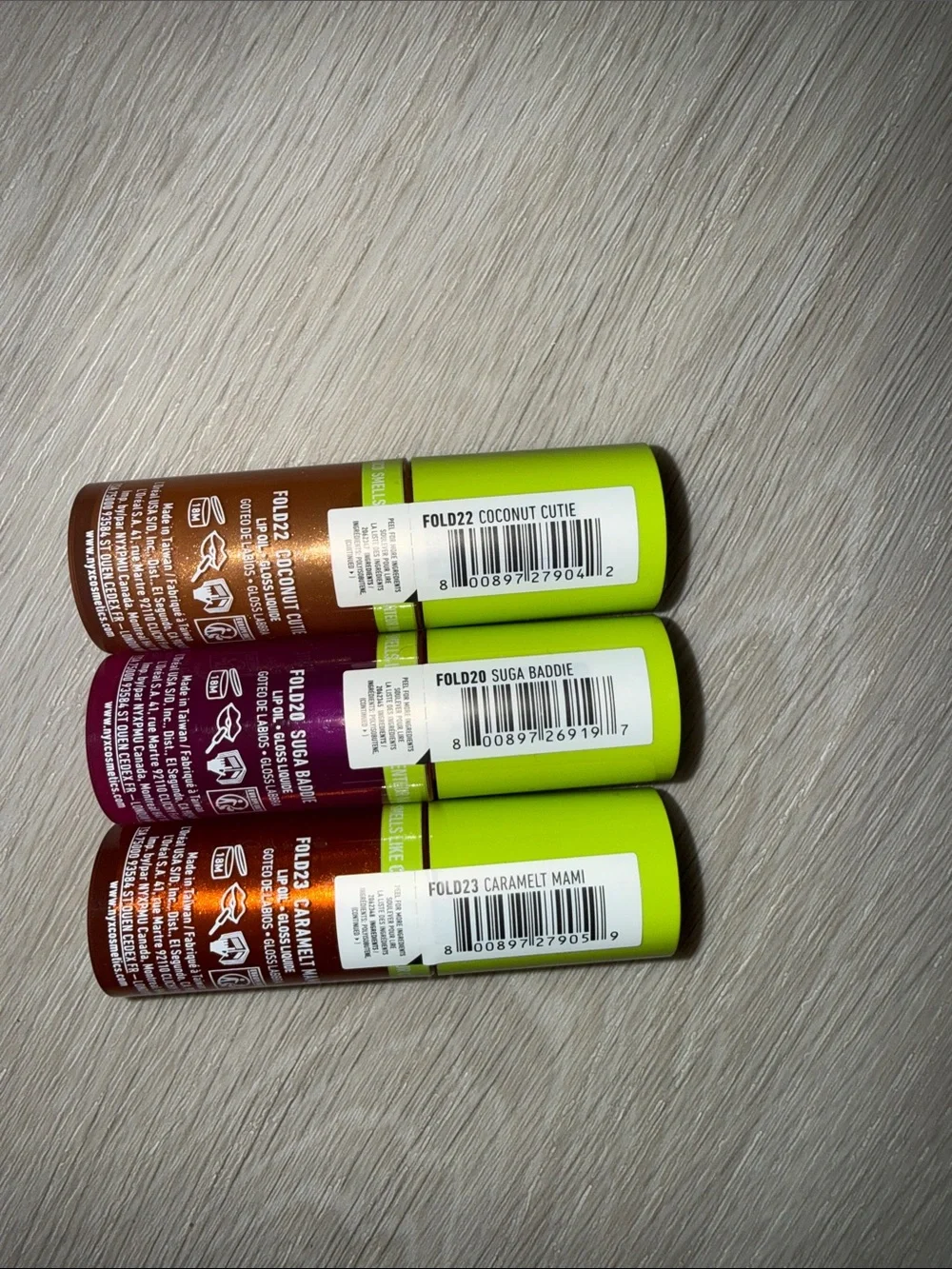 NYX Fat Oil Lip Trio new shades